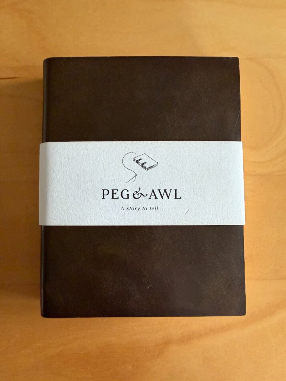 Peg & Awl Carson Journal in Standard Large - Green